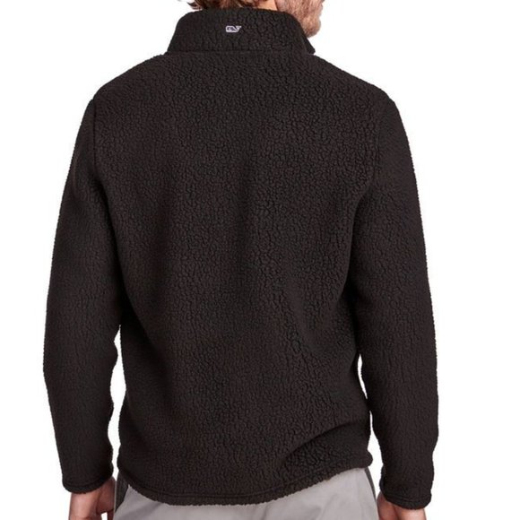 Vineyard Vines Heritage Sherpa 1/2 Zip Pullover Sm - Picture 2 of 4
